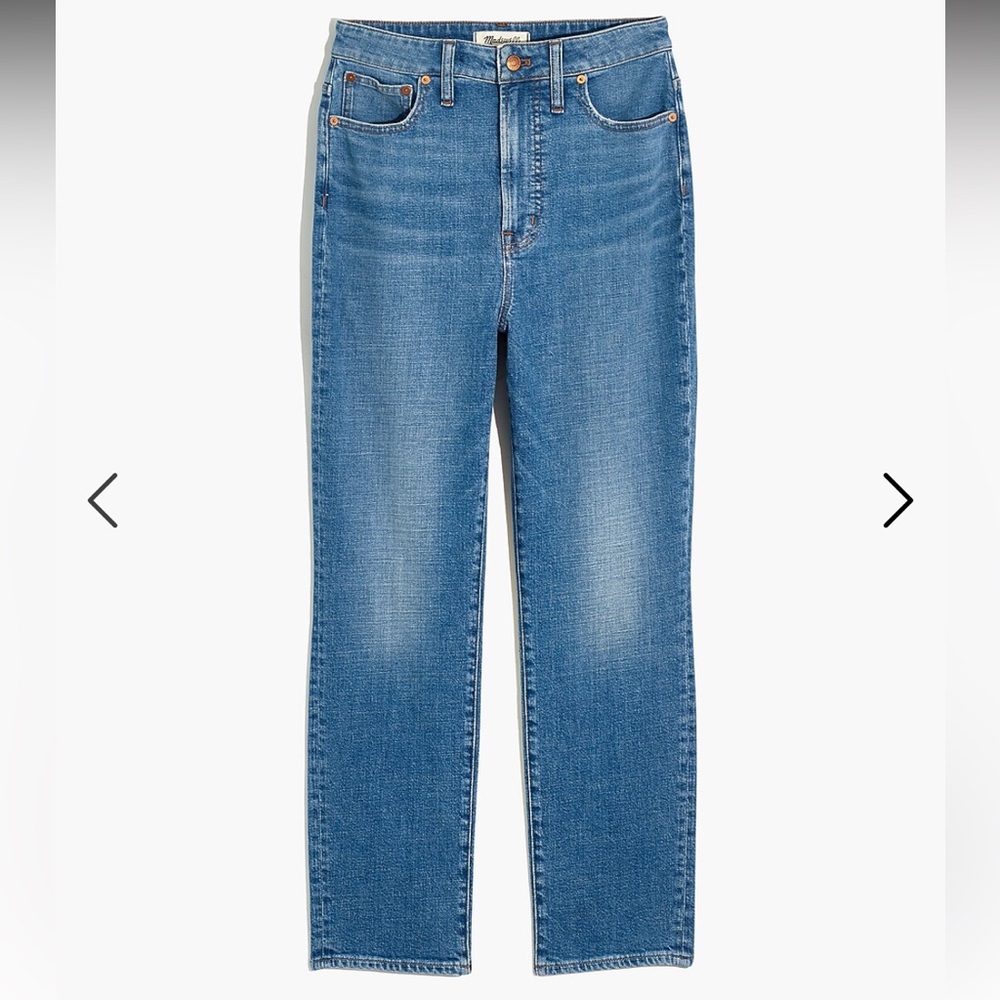 Madewell Curvy Perfect Vintage Crop Jean in Sandford Wash: Summerweight edition